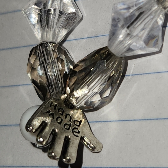 Faceted Crystal Stretch Bracelet - Picture 3 of 3